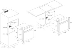 Электрический духовой шкаф Kuppersberg FZH 611 B 6088