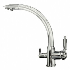 Смеситель для кухни Zigmund &amp; Shtain ZS 1500 нержавейка полированная