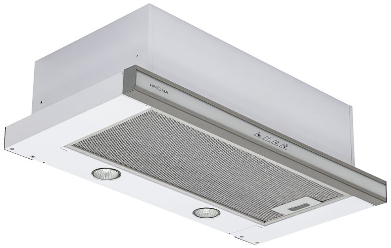 Встраиваемая вытяжка Krona Kamilla Sensor 2M 600 Inox White glass