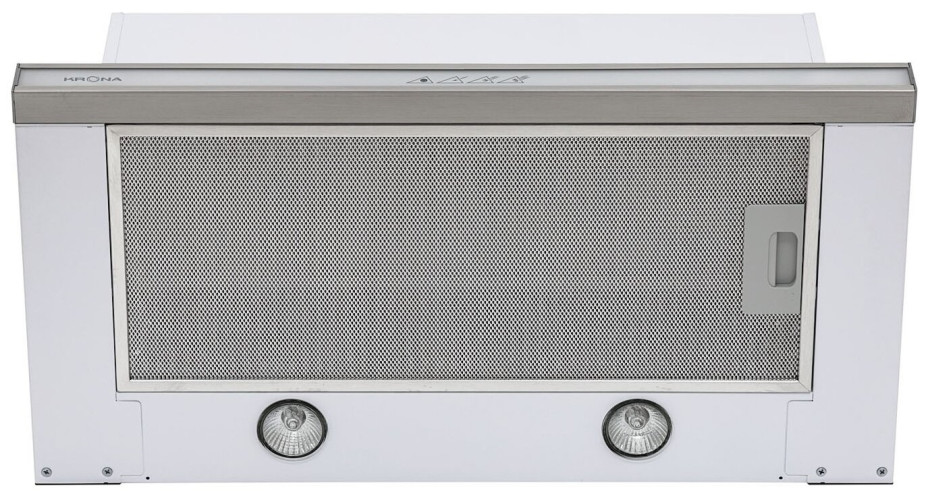 Встраиваемая вытяжка Krona Kamilla Sensor 2M 600 Inox White glass