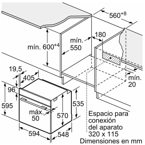 Электрический духовой шкаф Bosch HBA5360S0