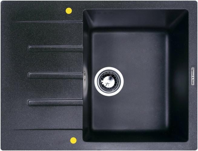Кухонная мойка Zigmund & Shtain Rechteck 645 темная скала