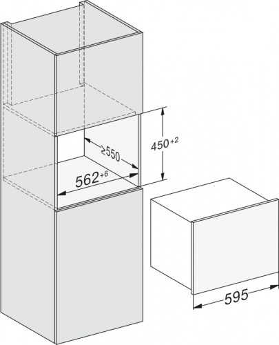 Встраиваемый винный шкаф Miele KWT 7112 IG Graphite Grey Glass, графитовый серый