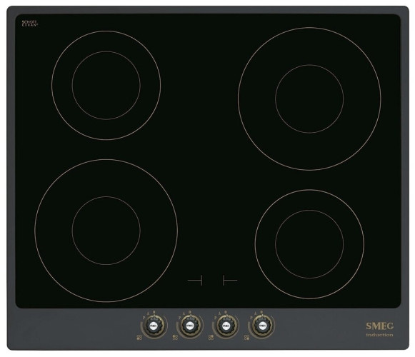 Индукционная варочная панель Smeg SI764AOM
