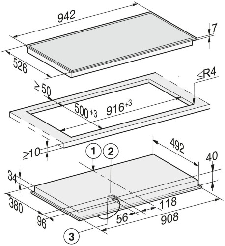 Электрическая варочная панель Miele KM 6565 FR
