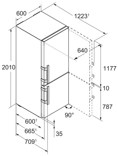 Холодильник Liebherr CBNes 4875