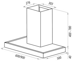 Кухонная вытяжка MAUNFELD RODING SLIM 90