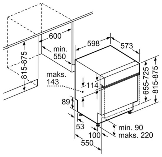 Посудомоечная машина Siemens SN 536S01 KE