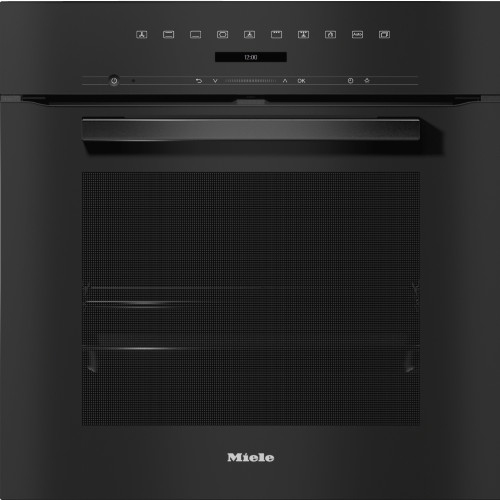 Электрический духовой шкаф Miele H 7260 B Obsidian Black, черный обсидиан