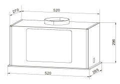 Встраиваемая вытяжка Weissgauff Aura 1350 WH