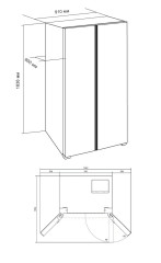 Холодильник Lex LSB530BLID