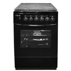 Комбинированная плита Лысьва ЭГ 404 МС-2у черный стеклянная крышка