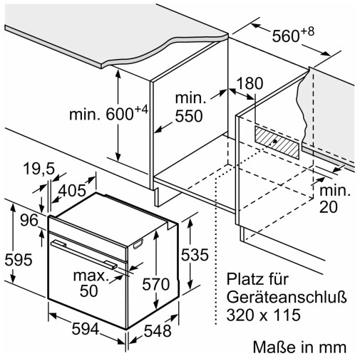 Электрический духовой шкаф Bosch HRG5785S6