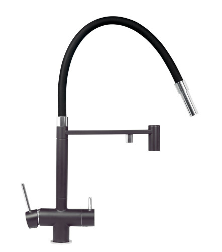Смеситель для кухни Zigmund & Shtain ZS 2300 черный базальт