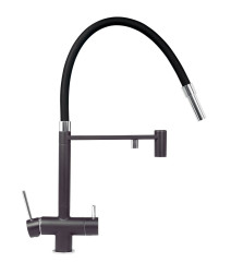 Смеситель для кухни Zigmund &amp; Shtain ZS 2300 черный базальт