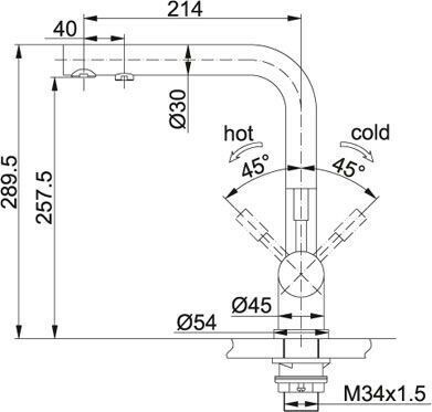Смеситель для кухонной мойки Franke Atlas 120.0179.978