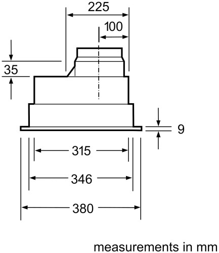Встраиваемая вытяжка Siemens LB55565