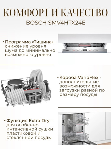 Посудомоечная машина Bosch SMV4HTX24E