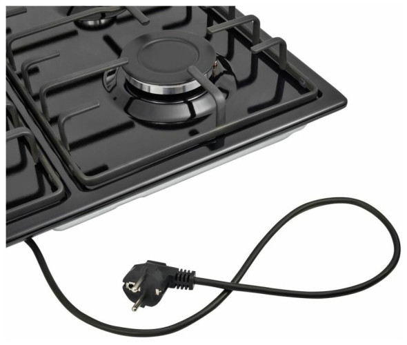 Газовая варочная панель MAUNFELD EGHE 64.3EB/G