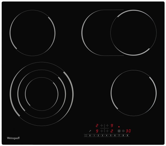 Электрическая варочная панель Weissgauff HV 643 BS