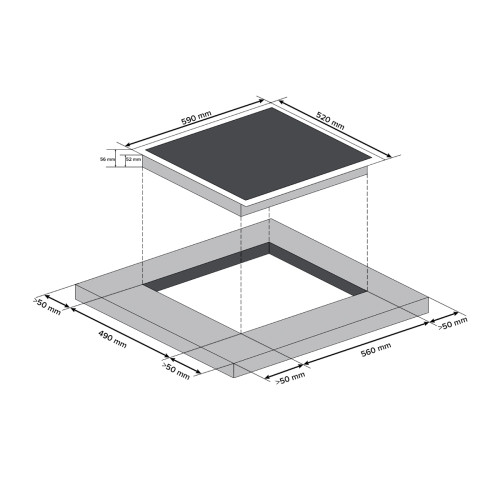 Индукционная варочная панель Libhof СH-72604I