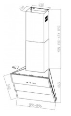 Кухонная вытяжка Zigmund & Shtain K 219.61 W