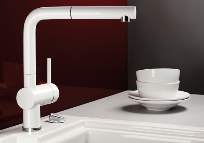 Смеситель для мойки Blanco Linus-S керамика/жасмин 516712