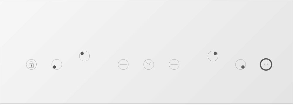 Электрическая варочная панель LEX EVH 640 WHITE