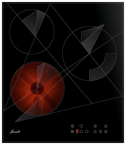 Электрическая варочная панель Fornelli PVA 45 Fidato BL