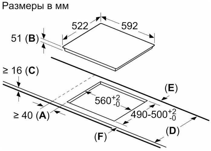 Индукционная варочная панель Bosch PIE61RBB5E