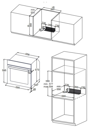 Электрический духовой шкаф Zigmund Shtain E 150 B