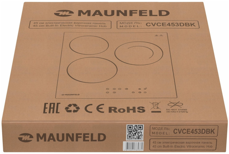 Электрическая варочная панель MAUNFELD CVCE453DBK