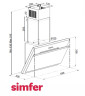 Кухонная вытяжка Simfer 8611SM