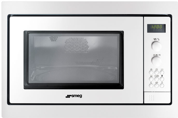 Встраиваемая микроволновая печь Smeg FME 24 X 2