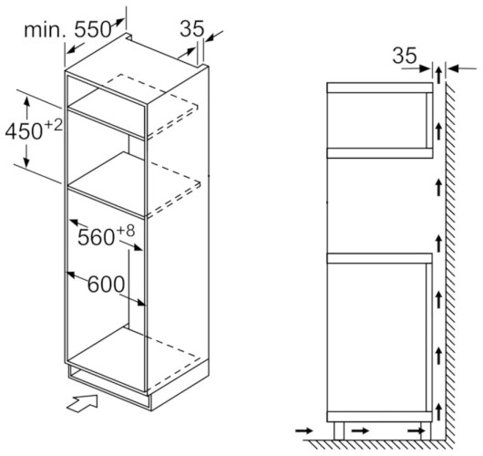 Встраиваемая микроволновая печь Bosch CMA 585MS0