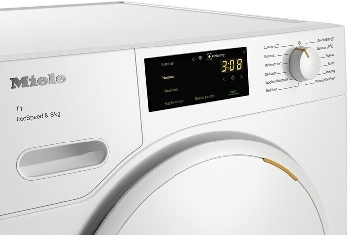 Сушильная машина Miele TWC560WP EcoSpeed&8kg Lotus White, белый лотос