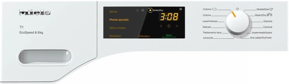 Сушильная машина Miele TWC560WP EcoSpeed&8kg Lotus White, белый лотос