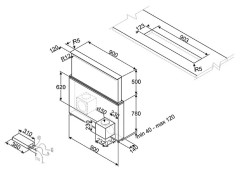 Встраиваемая вытяжка Smeg KSDD90VN