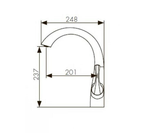 Смеситель для кухни Kaiser Comba 48033-1