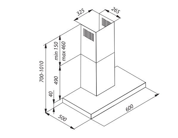 Кухонная вытяжка Hansa OKC 655 TH