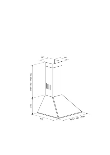 Кухонная вытяжка Kuppersberg Onda 50 X 4PB