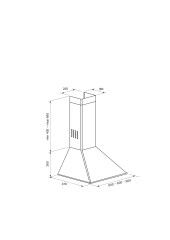 Кухонная вытяжка Kuppersberg Onda 50 X 4PB