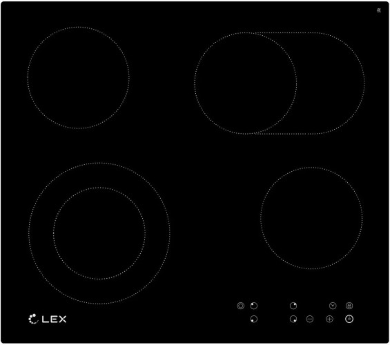 Электрическая варочная панель LEX EVH 642 BLACK