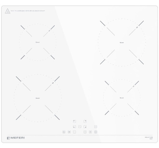 Индукционная варочная панель Meferi MIH604WH Power