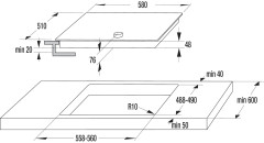 Электрическая варочная панель Gorenje E 6 N1BX