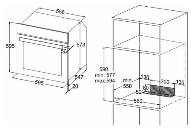 Электрический духовой шкаф Zigmund Shtain E 149 W
