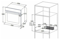 Электрический духовой шкаф Zigmund Shtain E 149 W