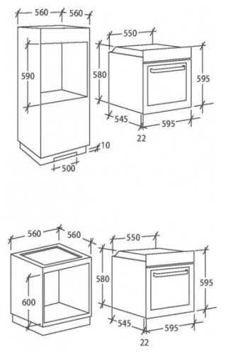 Электрический духовой шкаф Candy FCPR 65 XL