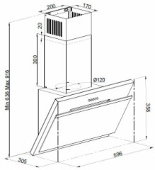 Кухонная вытяжка Simfer 8610SM