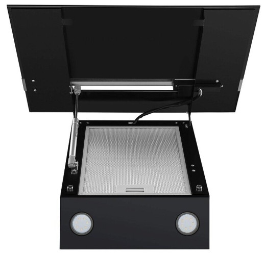 Кухонная вытяжка MAUNFELD Bridge Line 50 черный\вставка сатин